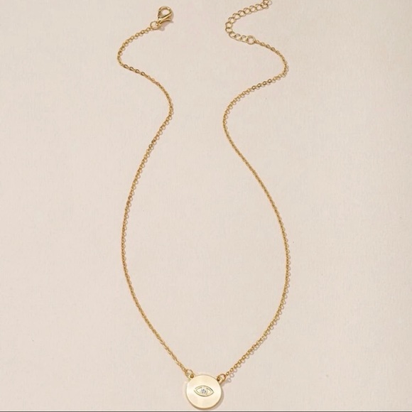 Urban Outfitters Jewelry - 3/$30 💛 Evil Eye Charm Necklace